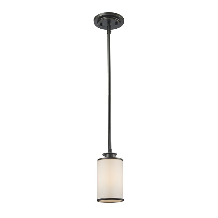Z Lite Savannah 1 Light Mini Pendant Light In Olde Bronze