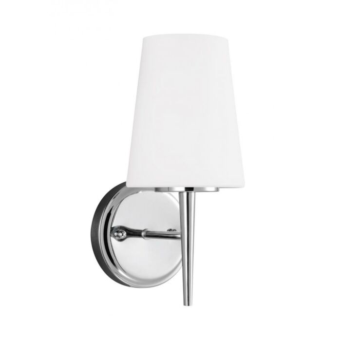 Sea Gull Driscoll 12 Inch Wall Sconce in Chrome