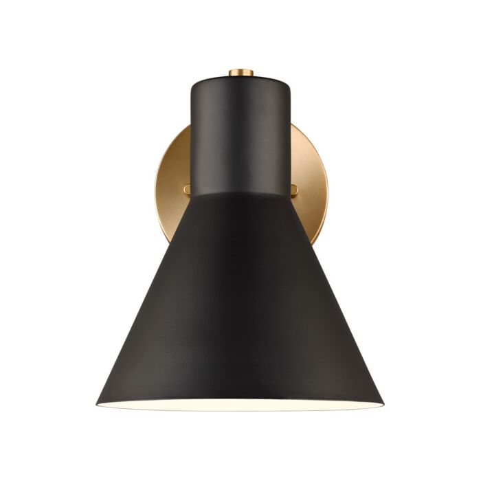 Sea Gull Towner Wall Sconce in Satin Brass