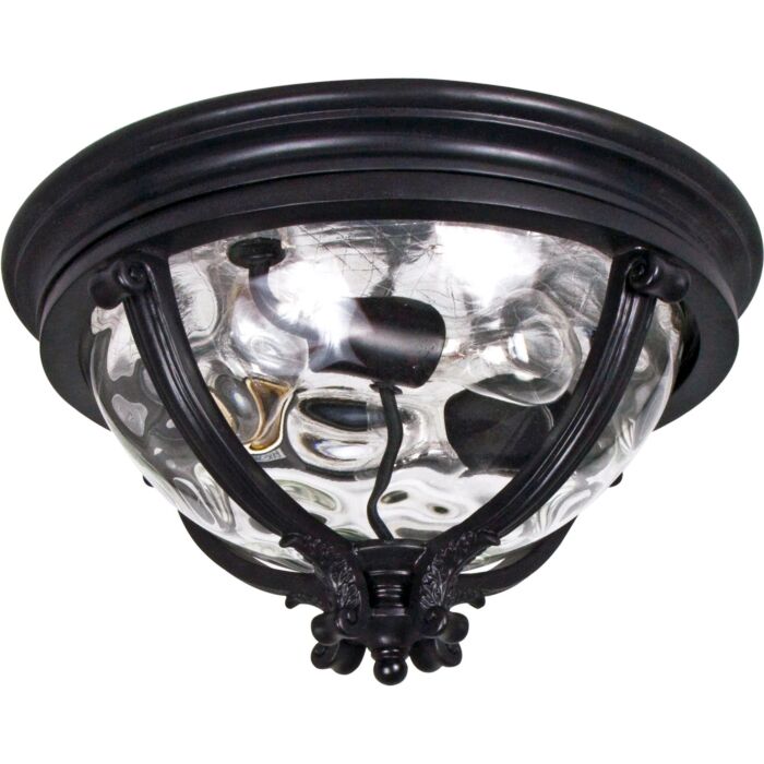 Maxim Lighting Camden VX 3 Lt 8.5 Inch Outdoor Ceiling Mt,Black