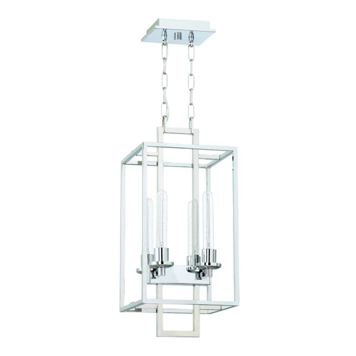 Craftmade Cubic 4 Light 11 Inch Foyer Light in Chrome