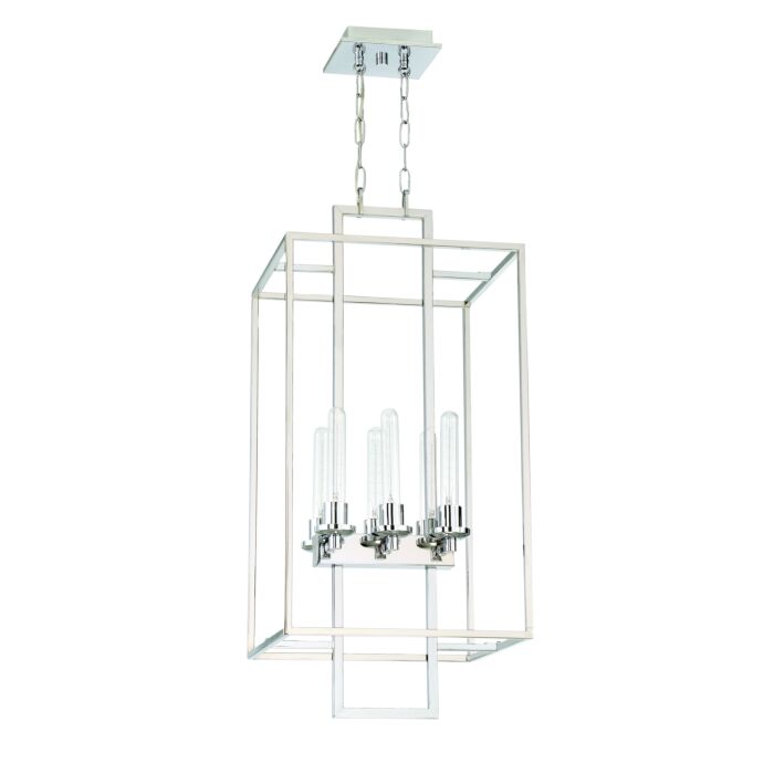 Craftmade Cubic 6 Light 16 Inch Foyer Light in Chrome