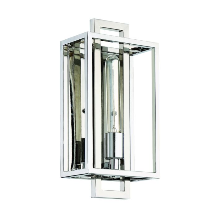 Craftmade Cubic 14 Inch Wall Sconce in Chrome