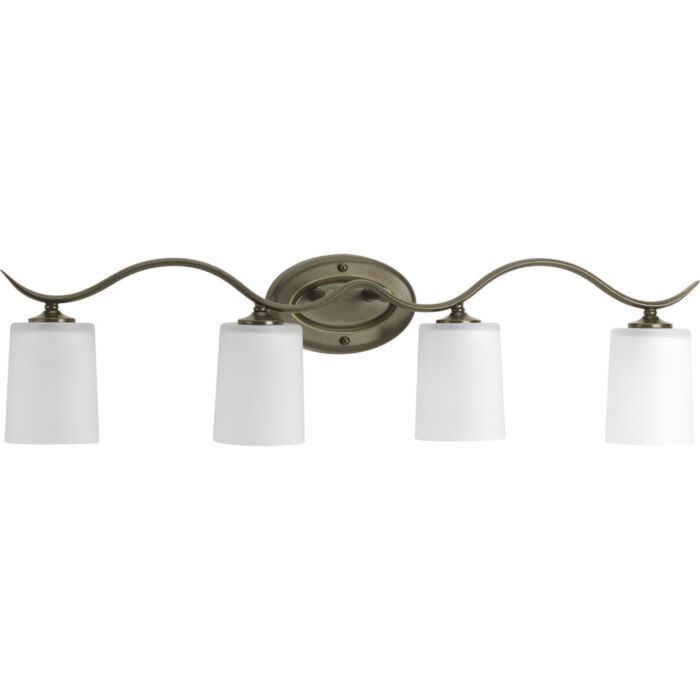 Inspire 4-Light Bathroom Vanity Light in Antique Bronze