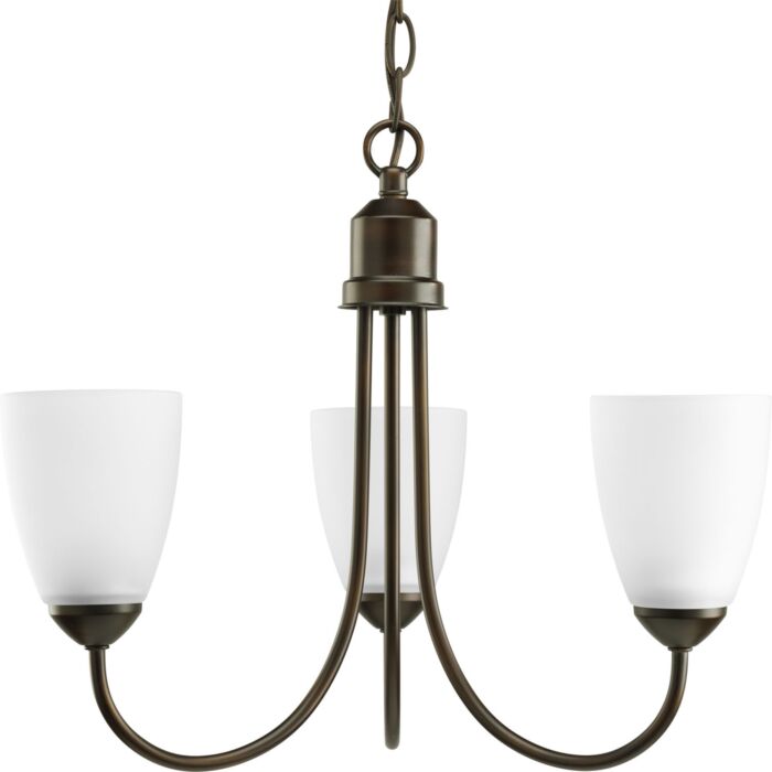 Gather 3-Light Chandelier in Antique Bronze