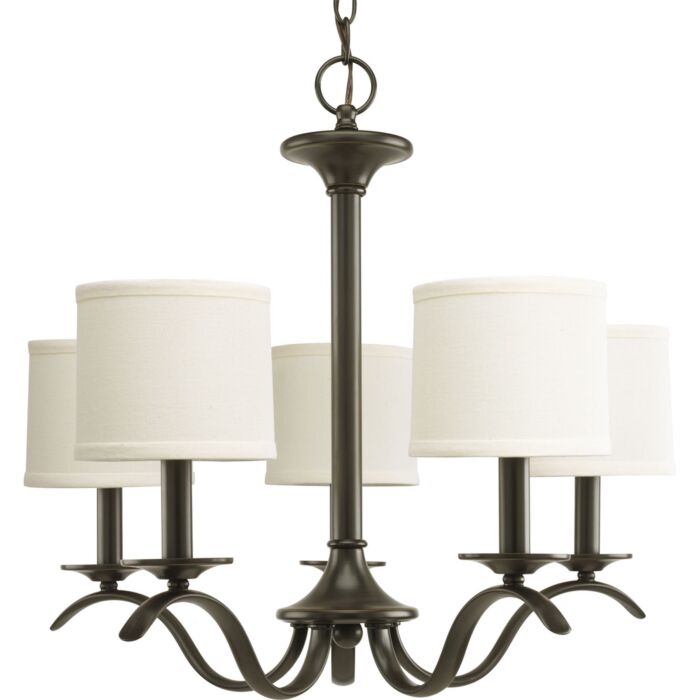 Inspire 5-Light Chandelier in Antique Bronze