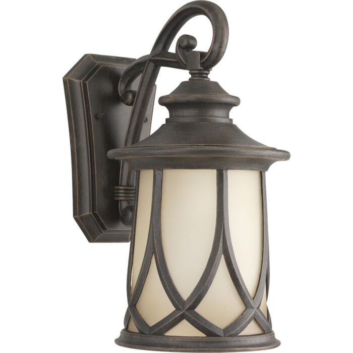 Resort 1-Light Wall Lantern in Aged Copper