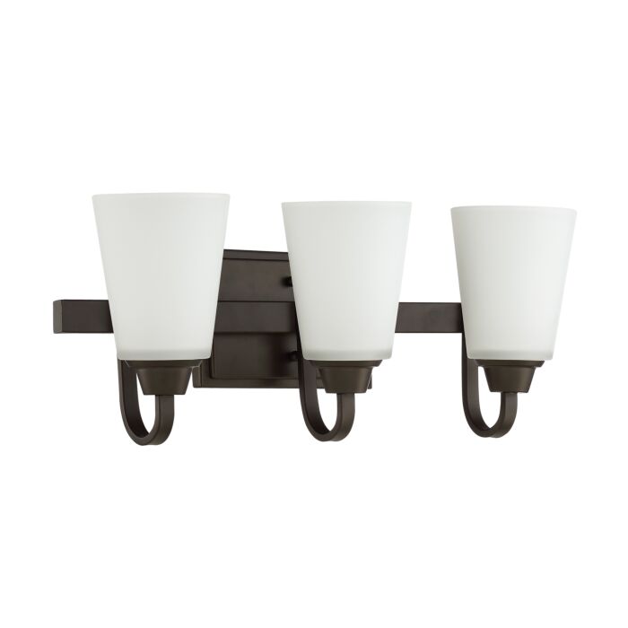 Craftmade Grace 3 Light Bathroom Vanity Light in Espresso