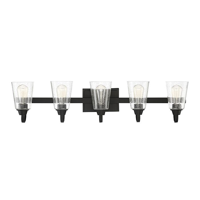 Craftmade Grace 5 Light Bathroom Vanity Light in Espresso