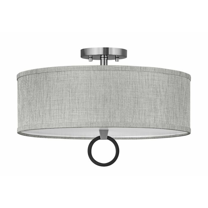 Hinkley Link 3 Light Ceiling Light in Brushed Nickel
