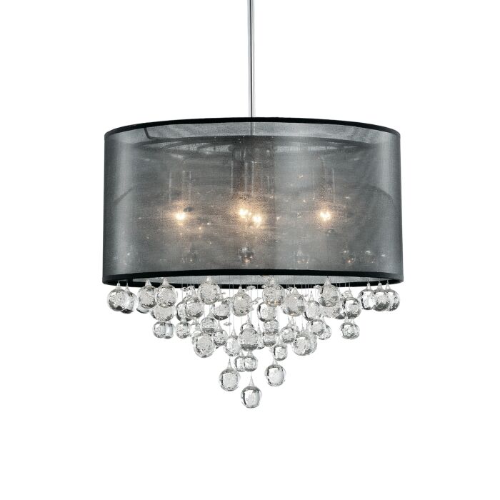 Kuzco Beverly 4 Light Pendant Light in Chrome