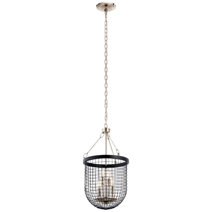 Kichler Byatt 4 Light 14 Inch Pendant Light in Black