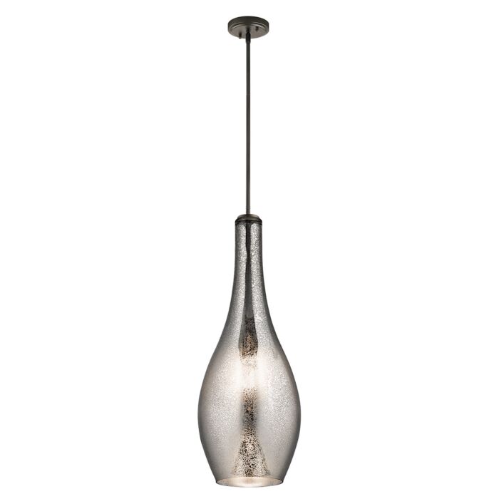 Kichler Everly Pendant in Olde Bronze w/Mercury