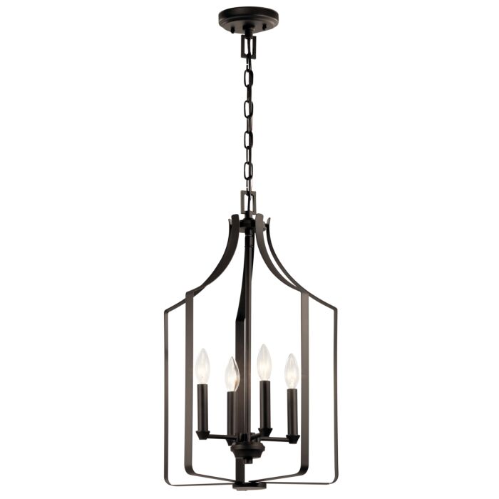 Kichler Morrigan 4 Light Traditional Chandelier in Olde Bronze