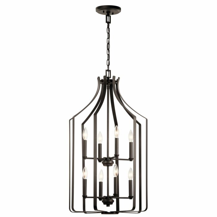 Kichler Morrigan 8 Light Traditional Chandelier in Olde Bronze