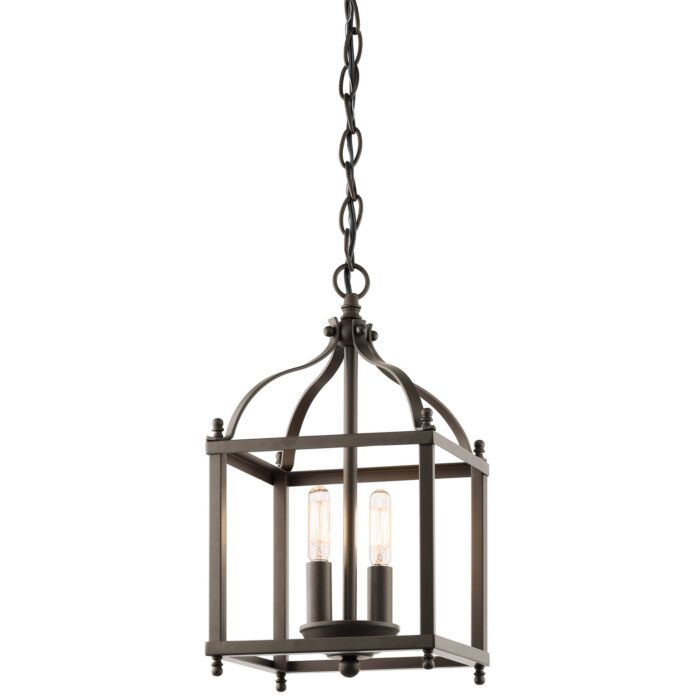 Kichler Larkin 2 Light Foyer Pendant in Olde Bronze