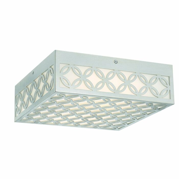 Eurofase Clover 1 Light Ceiling Light in Silver