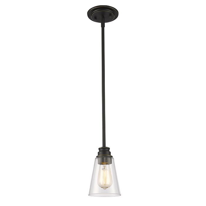 Z Lite Annora 1 Light Mini Pendant Light In Olde Bronze