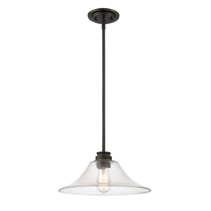 Z Lite Annora 1 Light Mini Pendant Light In Olde Bronze
