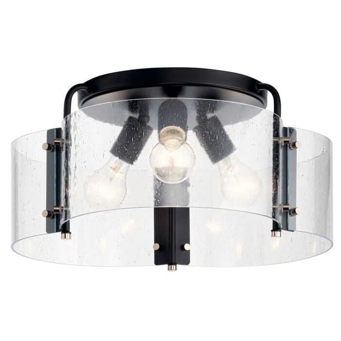 Kichler Thoreau 4 Light 18 Inch Ceiling Light in Black