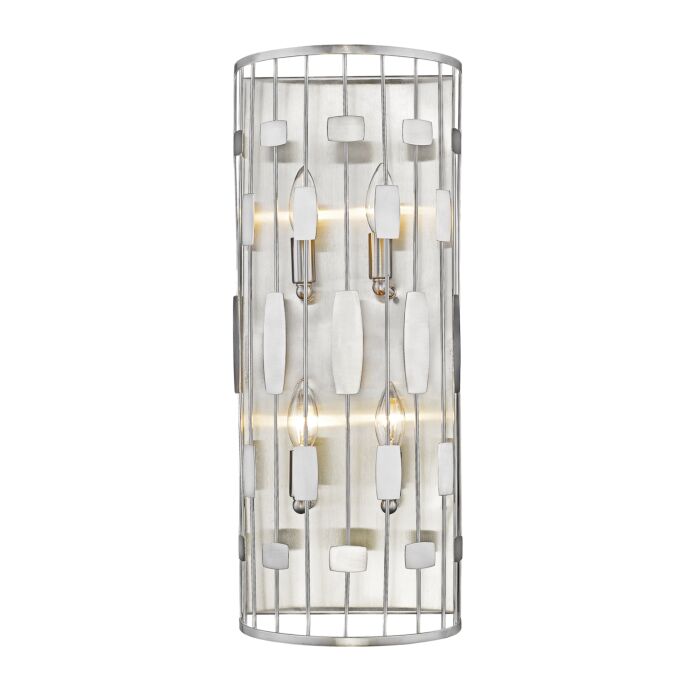 Z Lite Almet 4 Light Wall Sconce In Brushed Nickel