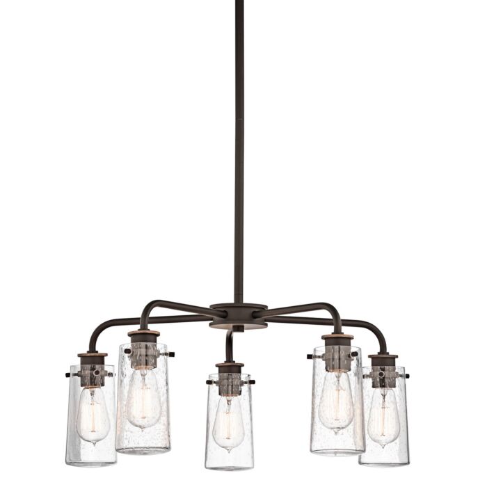 Kichler Braelyn 5 Light Chandelier in Olde Bronze