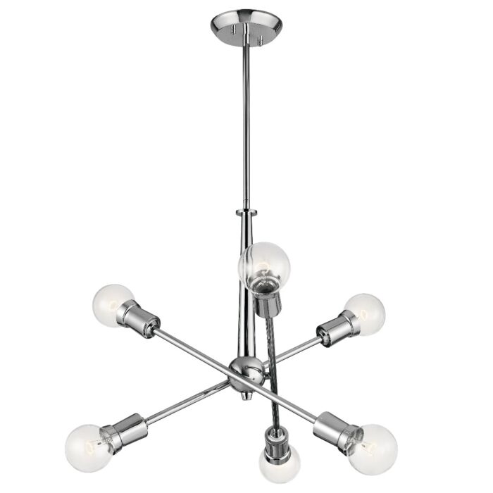 Kichler Armstrong Chandelier 6 Light in Chrome