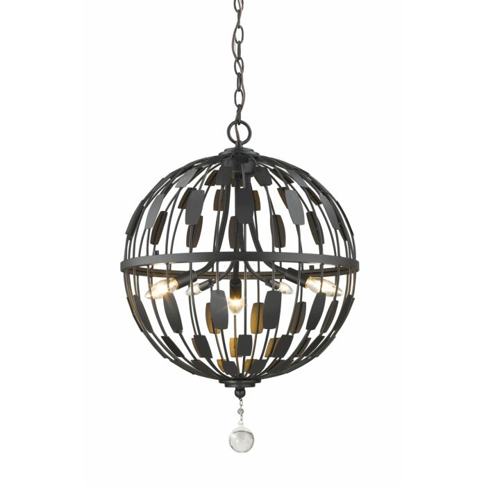 Z Lite Almet 5 Light Pendant Light In Bronze