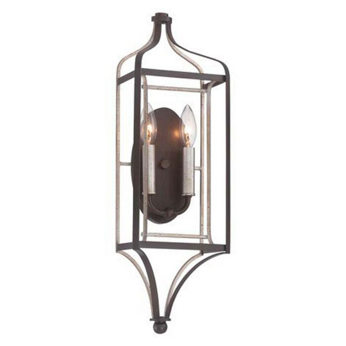Minka Lavery Astrapia 2 Light Wall Sconce in Dark Rubbed Sienna