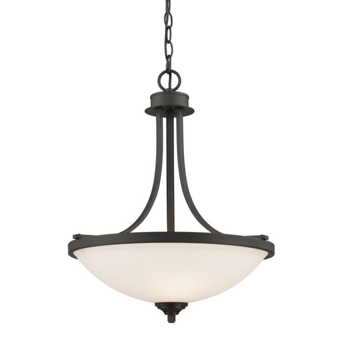 Z Lite Bordeaux 3 Light Pendant Light In Bronze