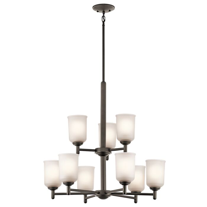 Kichler Shailene 9 Light Chandelier 2 Tier in Olde Bronze