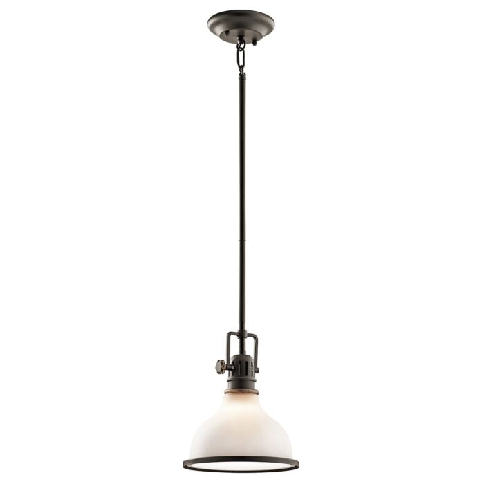 Kichler Hatteras Bay 1 Light Mini Pendant in Olde Bronze