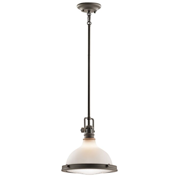 Kichler Hatteras Bay 11.5 Inch Pendant in Olde Bronze