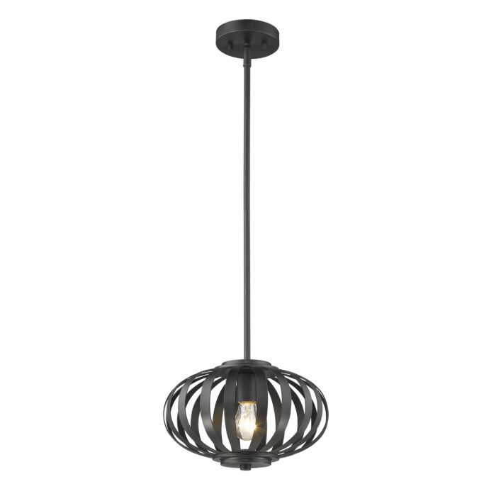 Z Lite Moundou 1 Light Pendant Light In Bronze