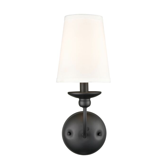 Millennium Delvona Bathroom Vanity Light in Matte Black
