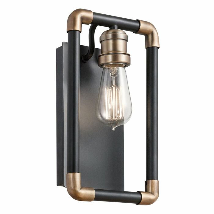 Kichler Imahn 1 Light Wall Sconce in Black