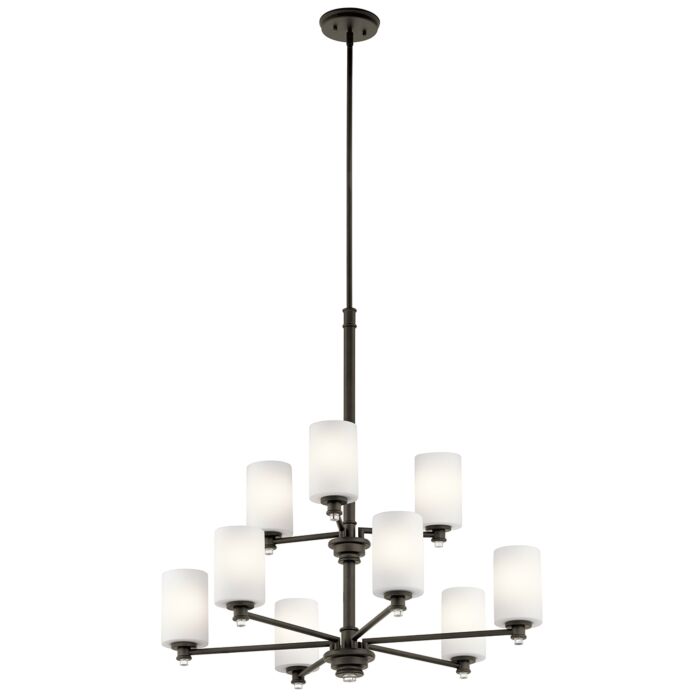 Kichler Joelson 9 Light Chandelier in Olde Bronze