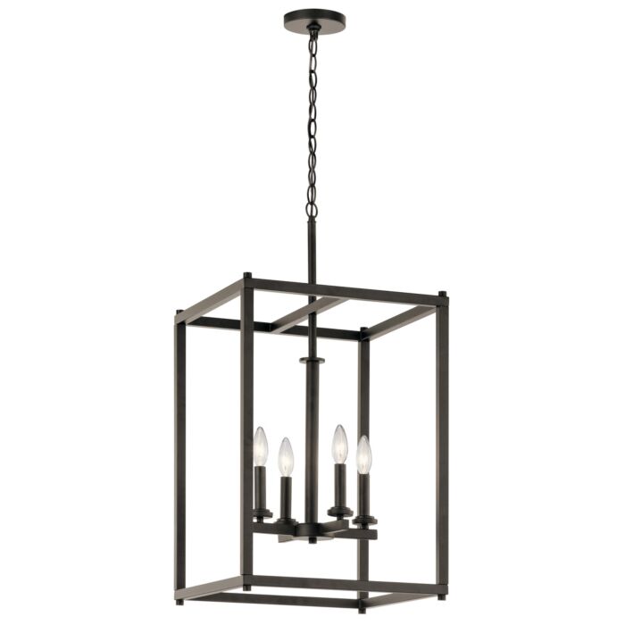 Kichler Crosby 4 Light Foyer Pendant in Olde Bronze
