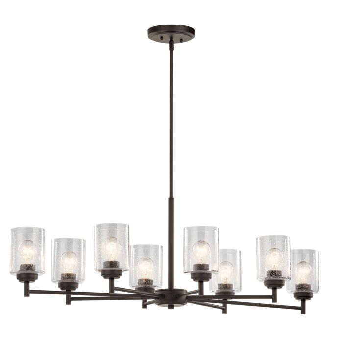 Kichler Winslow 3 Light Chandelier in Olde Bronze