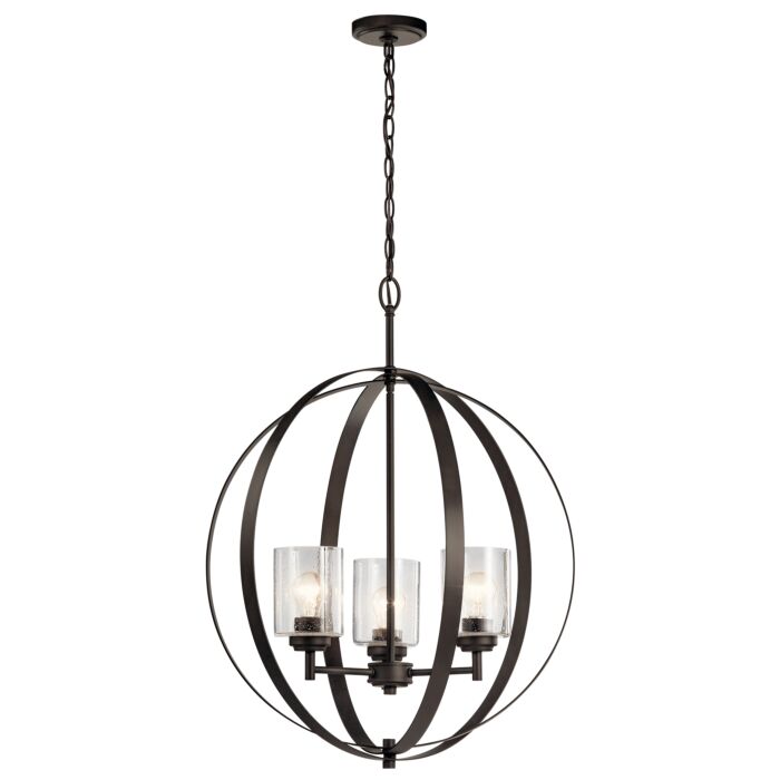 Kichler Winslow 8 Light Chandelier in Olde Bronze