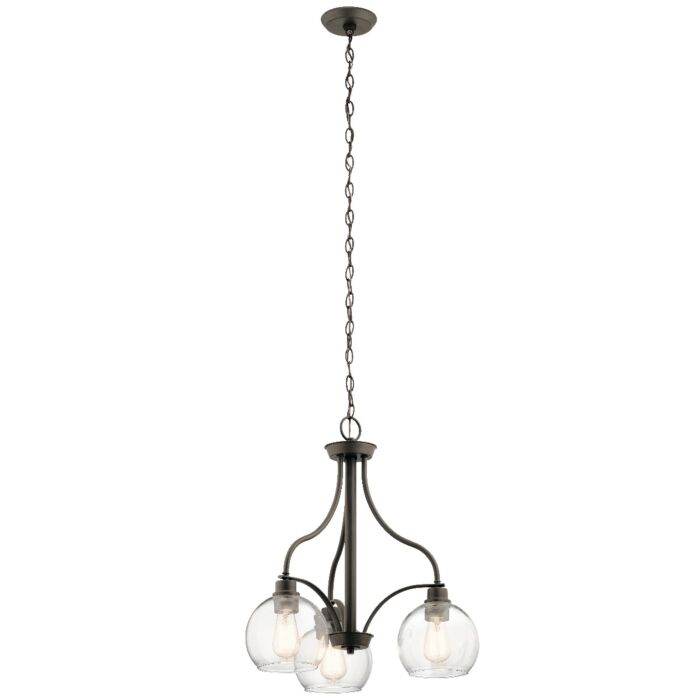 Kichler Harmony Chandelier 3 Light in Olde Bronze