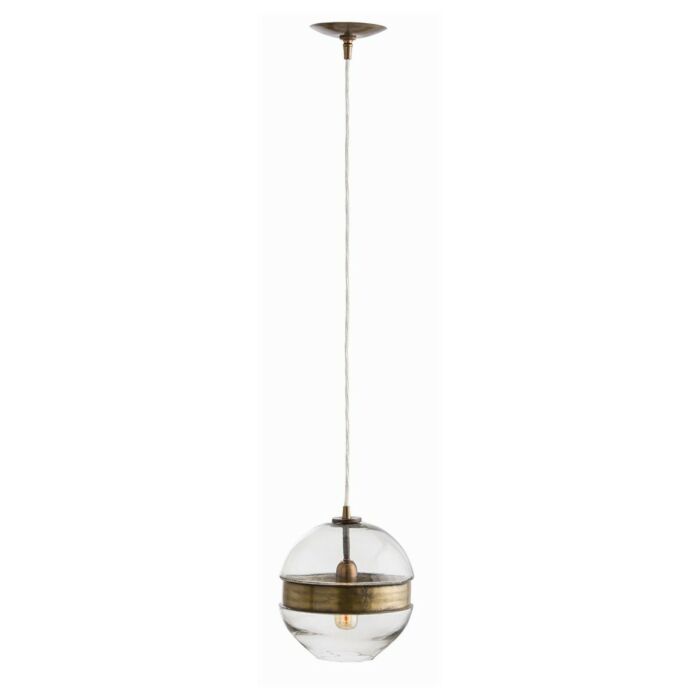 Arteriors Garrison 9.5 Inch Round Pendant in Clear