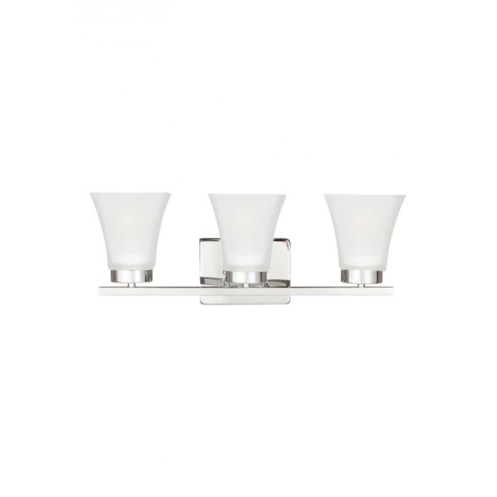Sea Gull Bayfield 3 Light 20 Inch Bathroom Vanity Light in Chrome