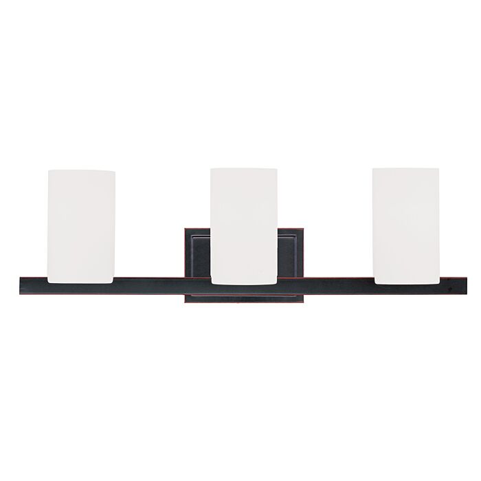 Astoria 3-Light Bathroom Vanity Light in Hand Applied Olde Bronze