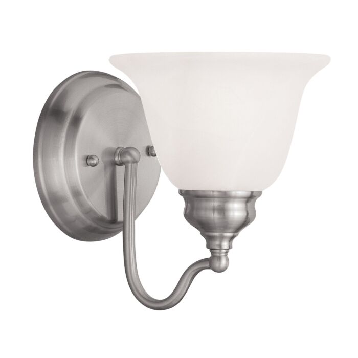 Essex 1-Light Bathroom Vanity Light in Brushed Nickel