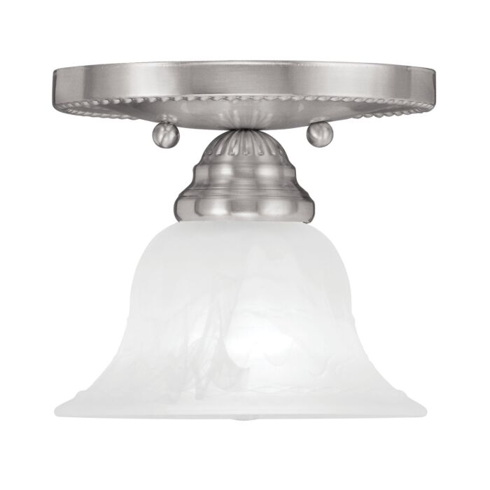 Edgemont 1-Light Ceiling Mount in Brushed Nickel