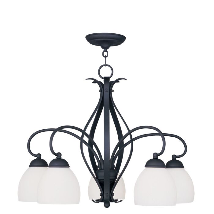 Brookside 5-Light Chandelier in Black