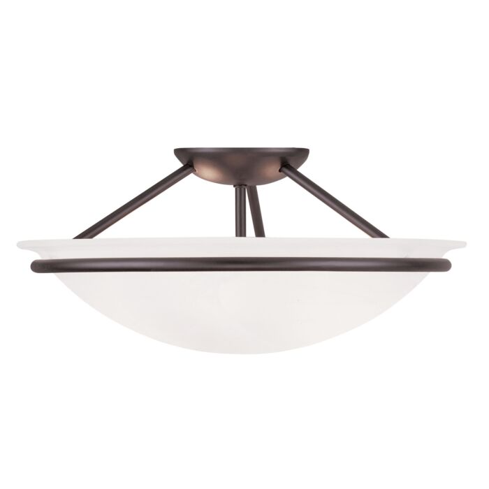 Newburgh 3-Light Ceiling Mount in Bronze