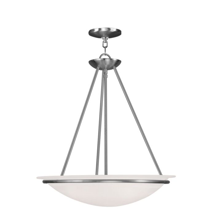 Newburgh 3-Light Pendant in Brushed Nickel