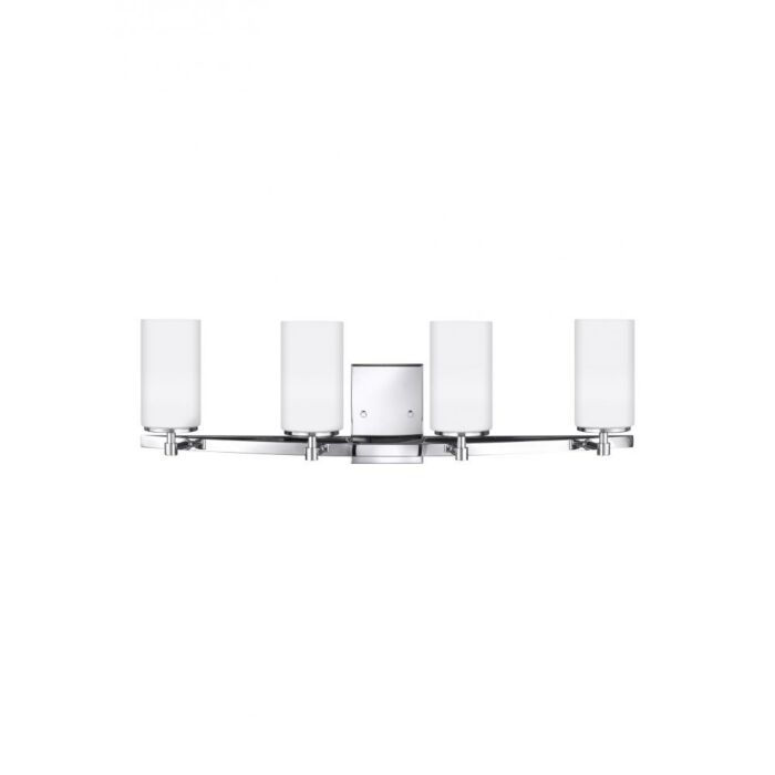 Sea Gull Alturas 4 Light 31 Inch Bathroom Vanity Light in Chrome